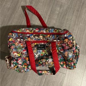 JuJuBe x Tokidoki Super Star duffel bag in fairytella print 2013